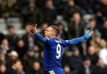 Scorekaj. Jamie Vardy scorede i 1. halvleg mod Newcastle. 