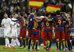 Triumf. Barcelona-maskinen kørte for fulde omdrejninger i Madrid i aftes. 