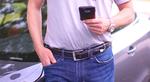 BÆRBAR. Ion Belt er et ekstra batteri til mobilen i form af et bælte. Det kan også lade tablets og anden forbrugerelektronik op. FOTO: Kickstarter/Ion Belt. 