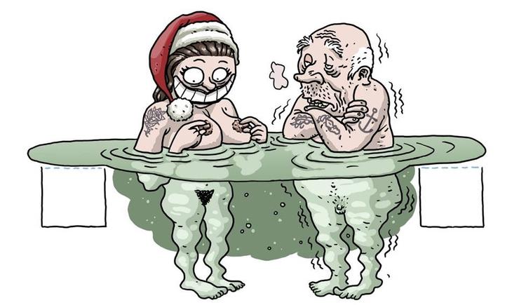 Julekalender. Ibyen guider dig til december måneds mest julede oplevelser. Hvad siger du til en omgang vinterbadning? 
