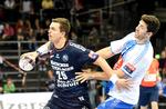 TOPSCORER. 21 af de 27 mål blev scoret af danskere, flest af Rasmus Lauge, da Flensburg-Handewitt vandt i aften. 