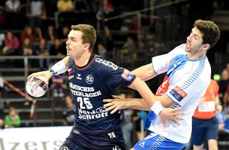 TOPSCORER. 21 af de 27 mål blev scoret af danskere, flest af Rasmus Lauge, da Flensburg-Handewitt vandt i aften. 