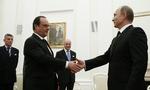 DIPLOMATI. Den russiske præsident Vladimir Putin mødtes i dag med sin franske kollega Francois Hollande i Moskva for at diskutere fælles indsats mod terrorbevægelsen Islamisk Stat. 