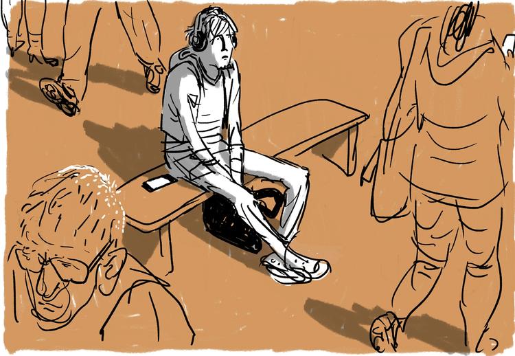 Tegning. Mette Dreyer 