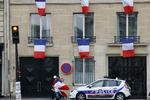 Paris' ejendomme er i dag i de franske farver. 