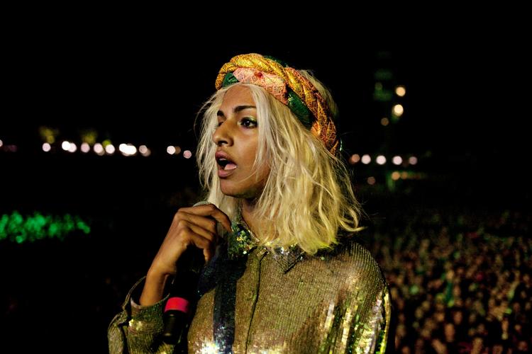 Roskilde. Billede fra M.I.A.'s koncert på Roskilde i 2011. 