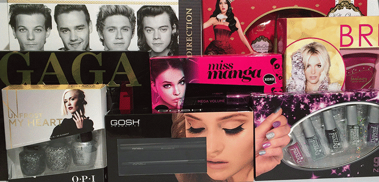 LIVSGAVE. Mange gavegivere vil sikkert falde for kendis-navnene, når de er på udkig efter gaver til de unge, men ikke en eneste af gaveæskerne kan sige sig fri for at indeholde potentielt skadelige stoffer. 