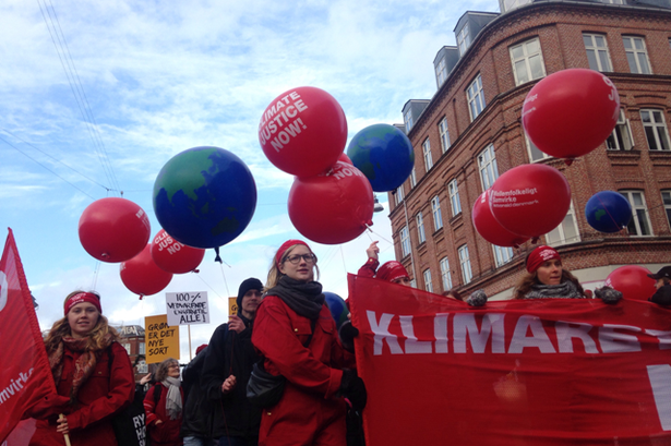 25 danske organisationer står bag dagens klimamarch i København. 