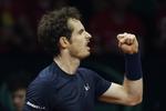ENMANDSHÆR. Med 11 af Storbritanniens 12 sejre i årets Davis Cup spillede Andy Murray hovedrollen. 