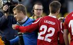 Stop. Mads (tv) og Andreas Laudrup er færdige med fodbold på topplan. 
