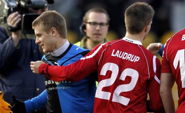 Stop. Mads (tv) og Andreas Laudrup er færdige med fodbold på topplan. 