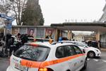 Fodbold. Politi foran 'Baur au Lac' hotellet i Zurich i Schweiz, efter at politiet i dag anholdt flere Fifa-ledere. 