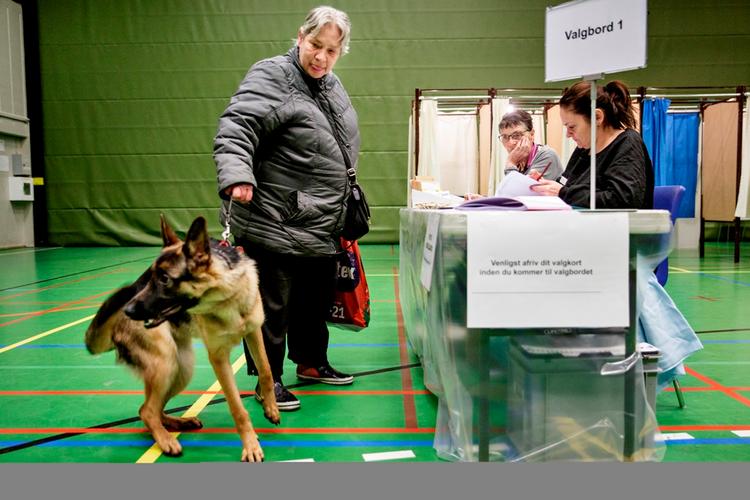 VALGDELTAGELSE. 72 procent af de stemmebrettigede danskere har stemt. 