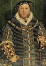 Henrik. Hos Sotheby's i London kommer dette portræt af kong Henrik VIII til slag, men det er en kopi. Klik på billedet for at se det i fuld størrelse. 