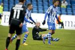 0-1. Tommy Bechmann (midt) appellerer for et straffespark, som Sønderjyske-spilleren dog ikke fik. 
