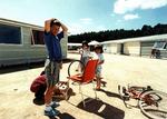 Sådan boede de bosniske flygtninge i midten af 1990'erne. Foto: Viggo Landau 