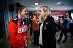 Debutanter. Line Bodholt (tv.) og Anne Mette Pedersen er med til en seniorslutrunde for første gang. 