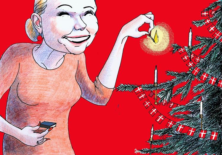 Tegning: Philip Ytournel (med udgangspunkt i Anne-Marie Steen Petersens omdiskuterede værk) 