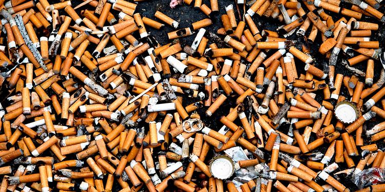 Skod. Cigaretskodderne flyder i Københavns gader. Det har nu kostet på renhedsskalaen. 