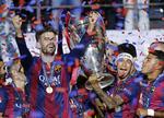 Titelforsvar. Barcelona vandt finalen i år mod Juventus. 