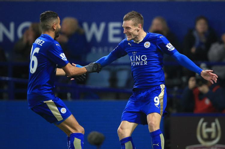 Klasse. Riyad Mahrez og Jamie Vardy har tilsammen blot kostet 15 millioner kroner, men har alligevel taget Premier League med storm i denne sæson. 