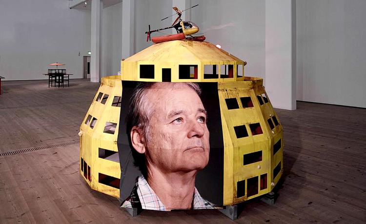 Kunst. Bill Murray pryder alle ni værker i udstillingen på The Baltic Centre for Contemporary Art. 
