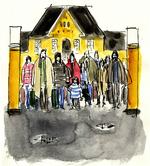 Tegning. Mette Dreyer 