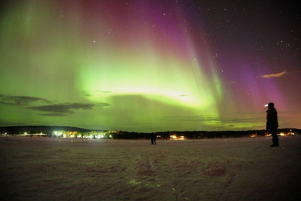 UDENDØRS. Der er også noget at se på uden for Ice Hotel. F.eks. nordlys 