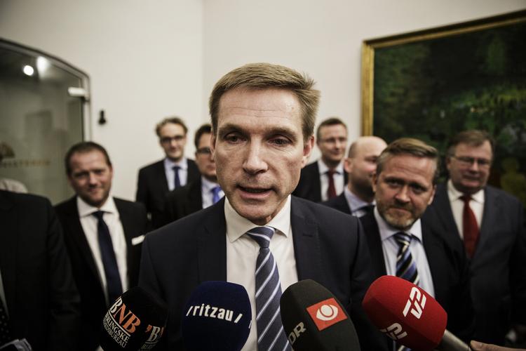 Kristian Thulesen Dahl var tilfreds med finanslovsaftalen, da den oprindeligt blev forhandlet på plads. 