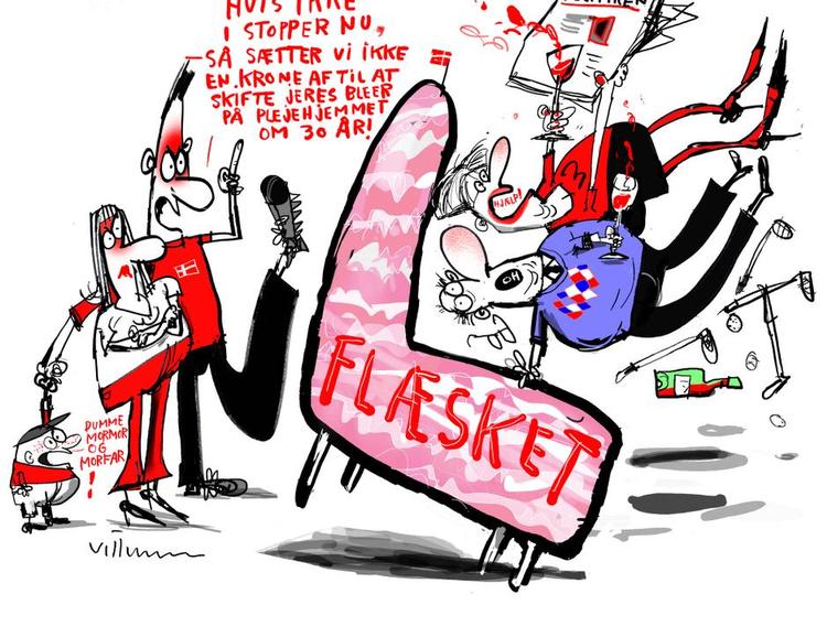 Tegning. Jørn Villumsen 