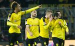 Giftig. Pierre-Emerick Aubameyang har været i fantastisk form indtil videre i årets Bundesliga. 