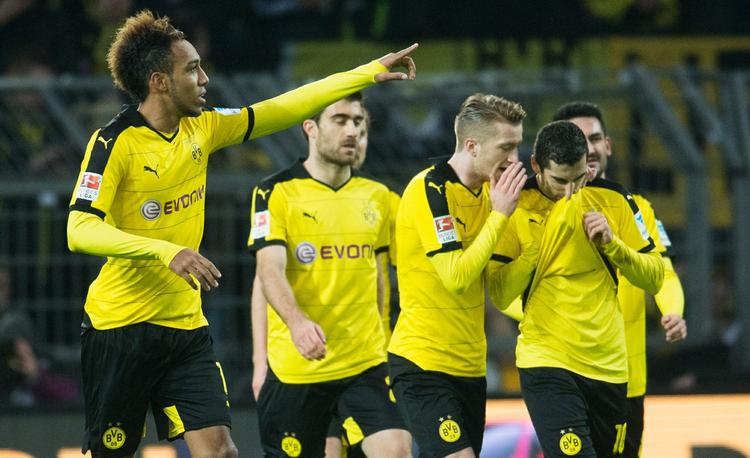 Giftig. Pierre-Emerick Aubameyang har været i fantastisk form indtil videre i årets Bundesliga. 