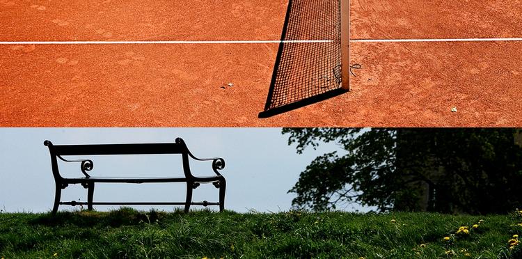 Inspiration. Er du til tennis eller eftertænksomhed på bænken? 
