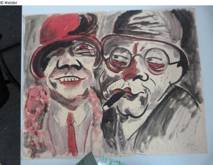 Stjålet. Store dele af den værdifulde  samling er mistænkt for at være blevet stjålet eller narret fra uskyldige under Anden Verdenskrig. Som dette Hans Christoph-billede fra 1924. 