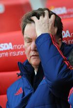 Ramt. Louis van Gaal og Manchester United tabte igen, igen. 