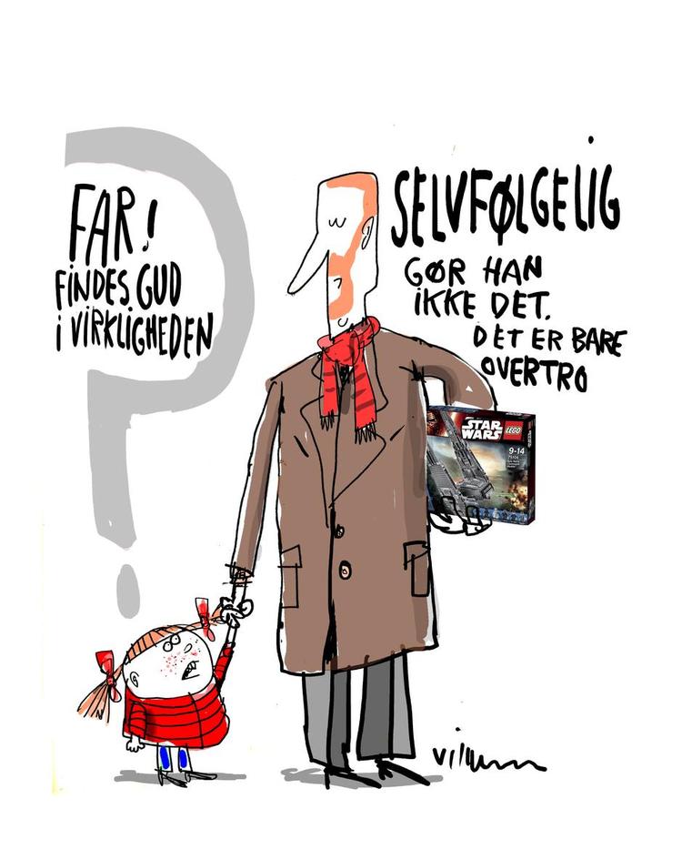 Tegning. Jørn Villumsen 