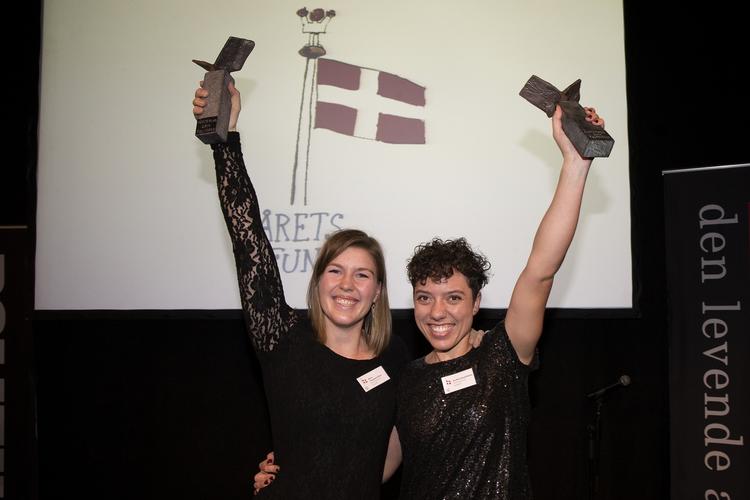 2014. Et lille år efter Ida Marie Baad Nielsen (th) og Marie Thusgaard Olsen blev kåret som Årets Fund,  blev sejlerne nr. 3 ved VM. 