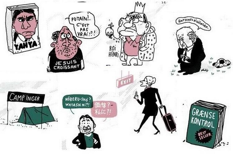 2015. Sådan her ville vi have skullet kunnet huske året, det ville have kunnet være gået, hvis det ikke var gået anderledes. Tegning: Philip Ytournel 