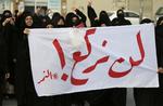 Protest. Saudi-Arabiens henrettelse ved halshugning af den højtstående shiamuslimske leder Nimr al-Nimr har givet demonstrationer i en række lande. Her i Bahrain. 