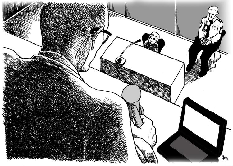 Tegning. Anne-Marie Steen Petersen 