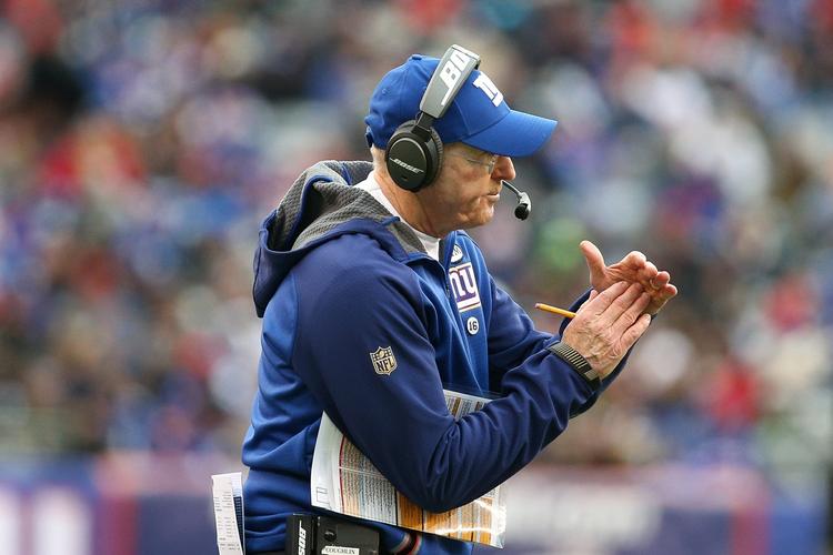 Slut. Tom Coughlin stopper som træner efter 12 sæsoner med New York Giants. Han var med til at føre sit mandskab til Super Bowl triumf to gange. 