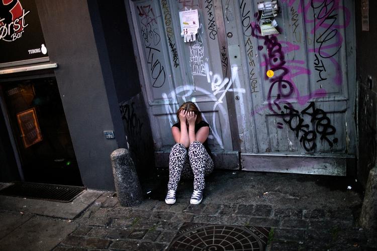 Vestergade. Billede fra en aften på Vestergade, hvor københavnerbaren Butchers ligger. 