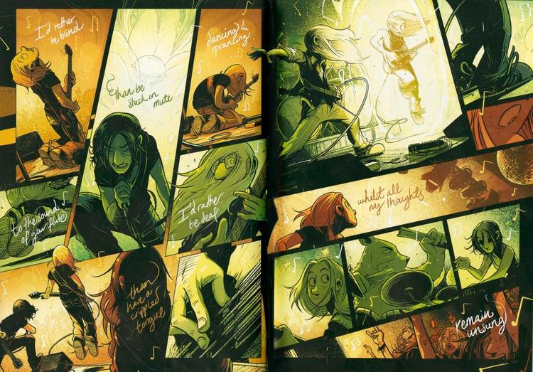 Hæsblæsende. Historien i 'Perkeros' er en ung mands valg mellem musikken i et metalband og det rolige studieliv med kæresten. 