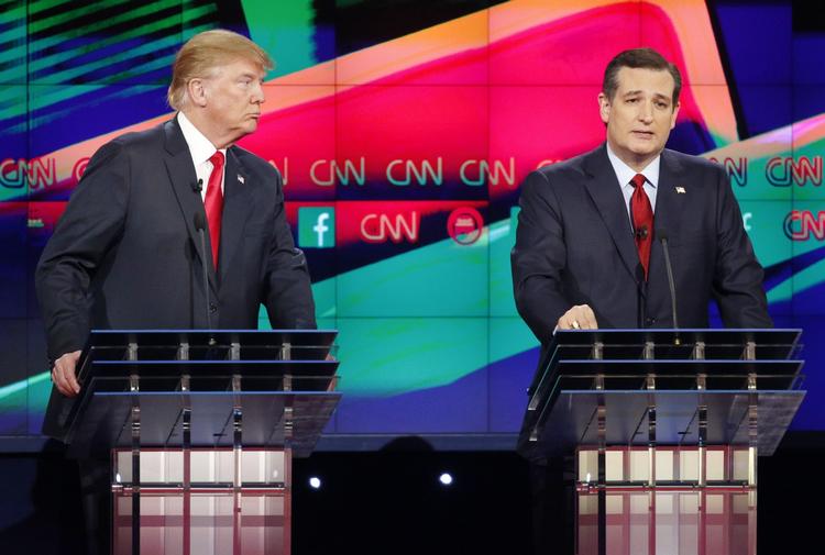 Duo. Donald Trump og Ted Cruz har haft det bedste forhold af nogen af præsidentkandidaterne, men jo tættere vi kommer på valget, desto hårdere bliver angrebene mellem de to. 