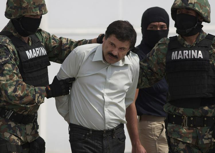 FANGET. Joaquin 'El Chapo' Guzman nåede at være på fri fod i lidt over et halvt år. 