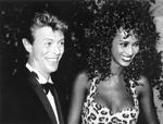 David Bowie var gift to gange, senest med Iman Mohamed Abdulmajid i 1992. 