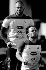 TRæning. Valbuena (th) og Benzema er to vigtige brikker på det franske landshold, som har planer om at vinde EM til sommer. 