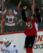 NHL. Peter Regin debuterede i NHL i januar 2009. 