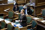 Møde i Folketingssalen om stramning af familiesammenføring