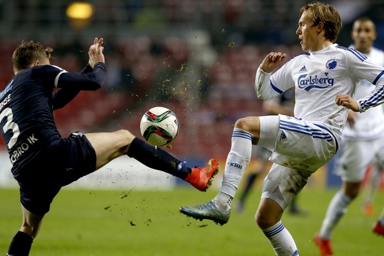 Dilemma. FCK's svenske back, Ludvig Augustinsson, vil gerne til OL til sommer. Problemet er, at det falder sammen med en vigtig periode for FCK. 